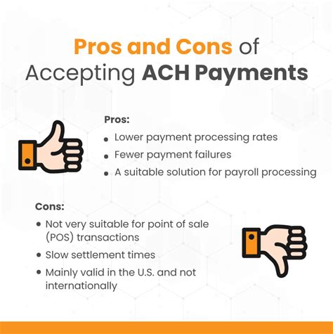 ach payments pros and cons.